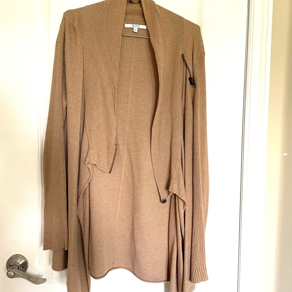 Cardigan to Top Combo Blouse